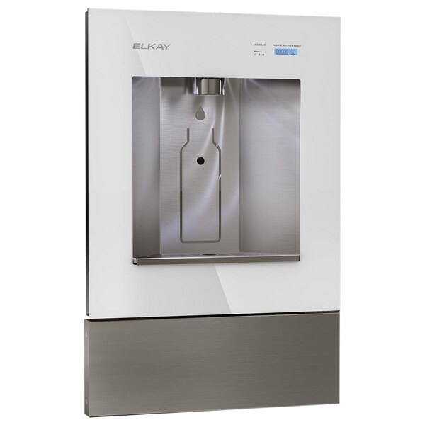 Elkay Liv Pro In-Wall Commercial Filtered Water Dispenser Non-refrigerated Aspen White LBWDC00WHC - main